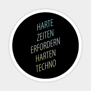 Techno edm Hardstyle Jumpstyle Festival Party Magnet